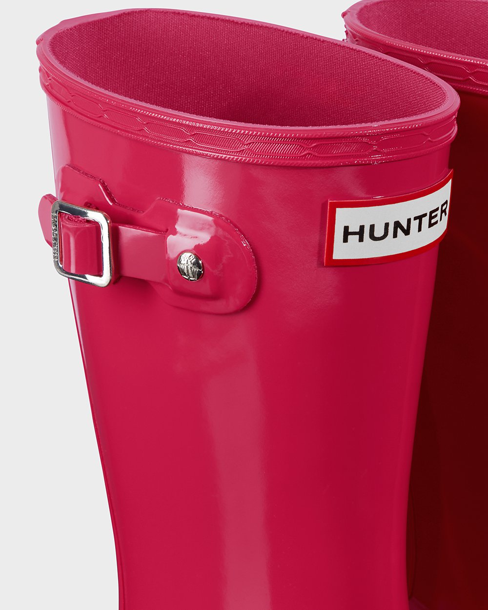 Kids Hunter Original Big Gloss - Rain Boots Pink - 4826-VDEKN